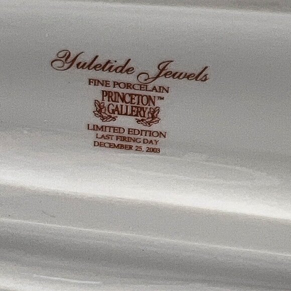 Princeton Gallery Yuletide Jewels Unicorn Horse 2003 Christmas Holiday - Picture 6 of 6